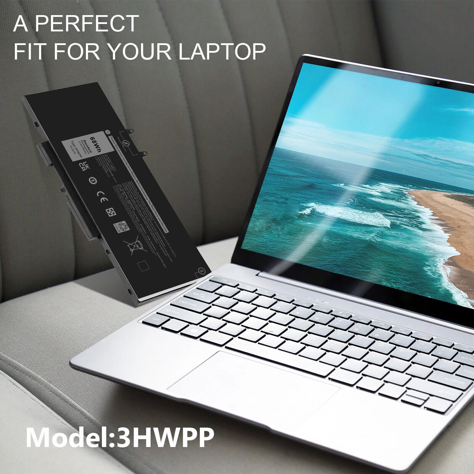 3HWPP Battery for Dell Precision 3541 3551 Latitude 5401 5501 5411 5511 68Wh US