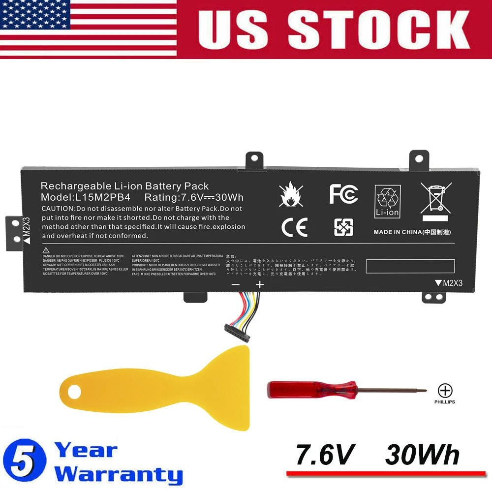 ?Laptop Battery for Lenovo IdeaPad 310-15ABR 15ISK 15IAP 15IKB L15L2PB4 L15M2PB5