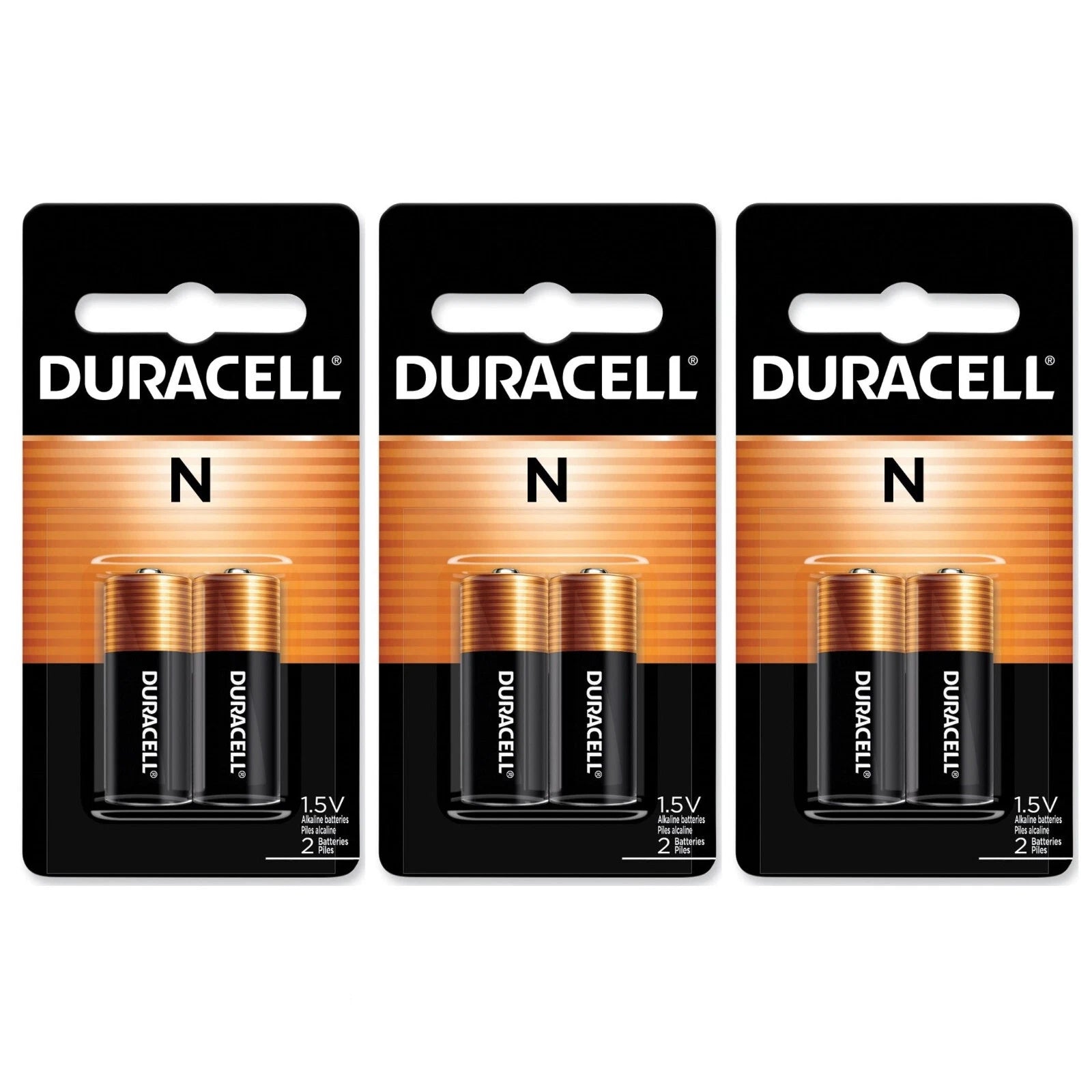 6 N Duracell 1.5V Alkaline Batteries ( Medical, LR1, E90, MN9100 )