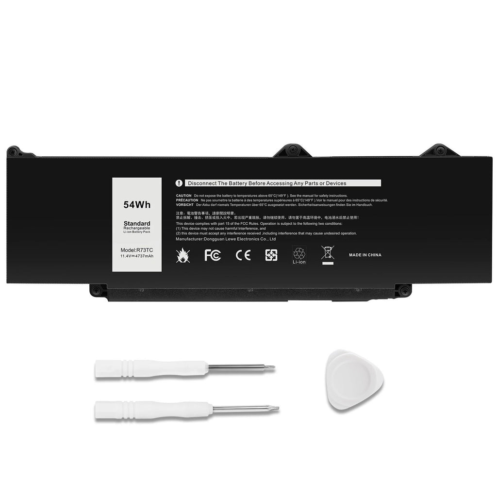 R73TC DR02P Battery for Dell Latitude 14 3440 5440 15 5540 5550 13 5340 5350 54W