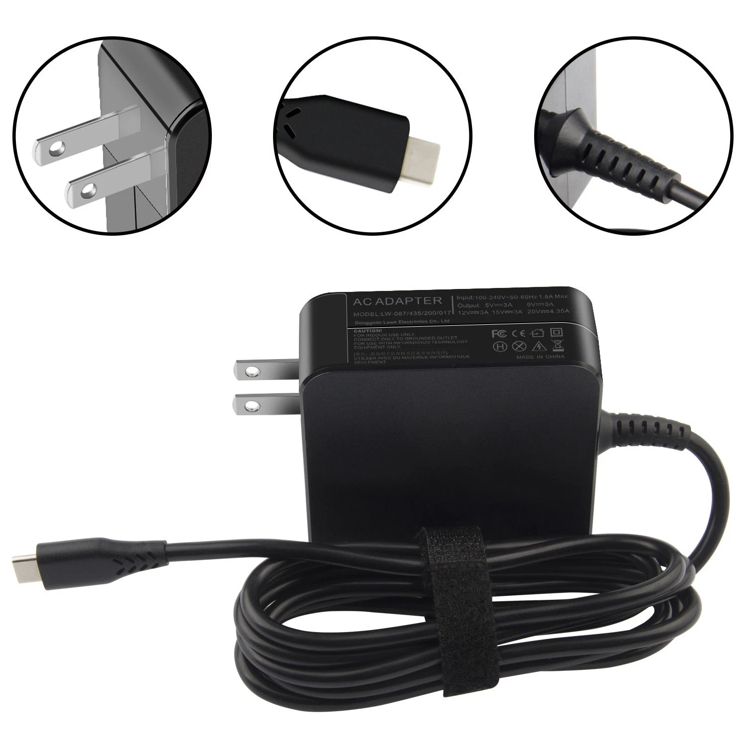 87W USB-C AC Adapter Charger for Apple MacBook Pro 15" 13" Air 13" A1719 A2179