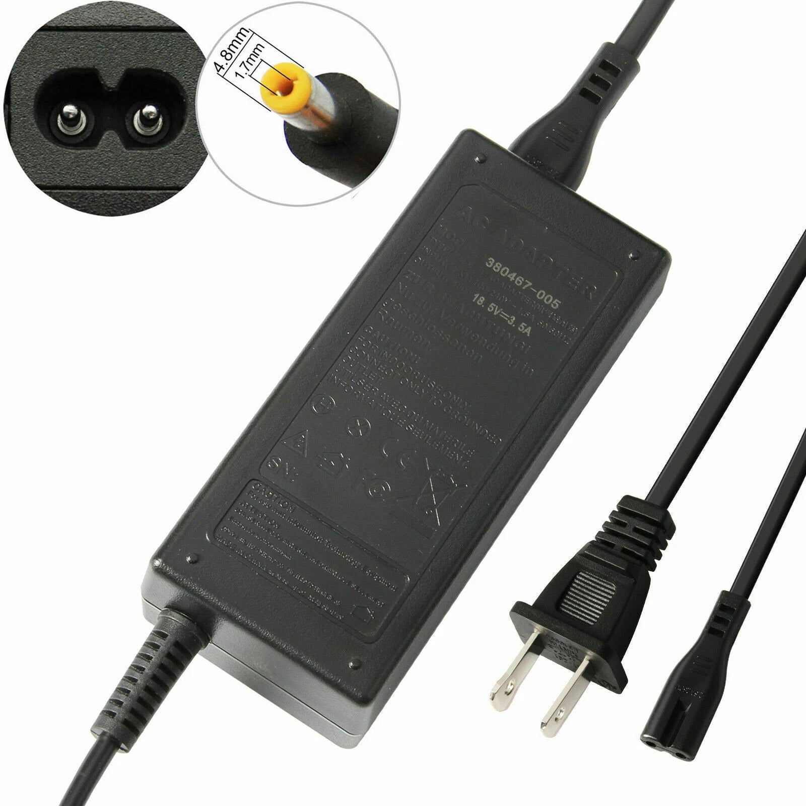 For HP Pavilion DV9000 DV1000 DV6000 DV6500 DV6700 DV2000 65W AC Adapter Charger