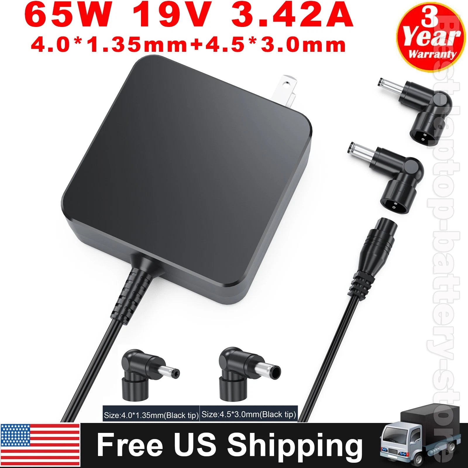 65W AC Adapter For Asus VivoBook 14 15 GO Flip / 17 X705 M712 Charger Power Cord
