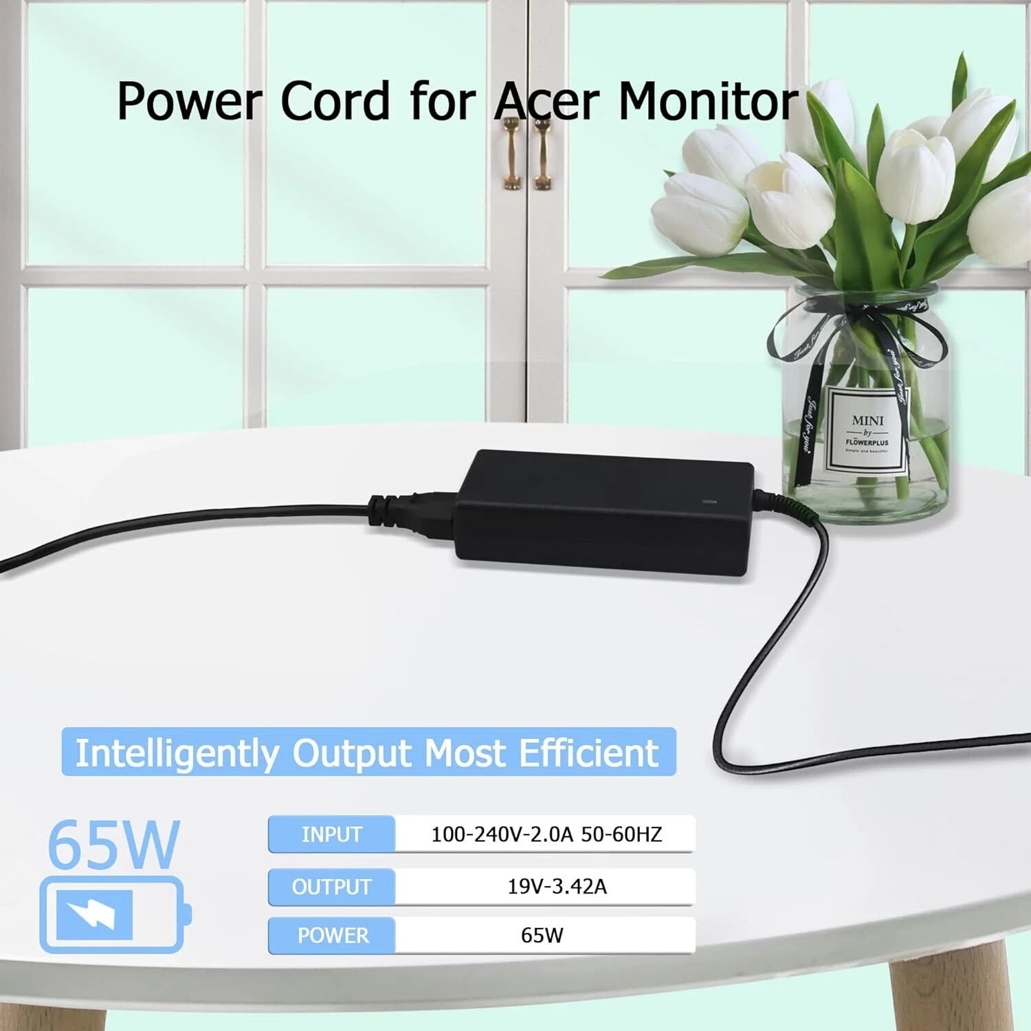 AC/DC Adapter Power Supply Cord Charger For Gateway NV Series Laptop Notebook PC