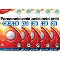 5 Pcs Panasonic CR2025 2025 3V Lithium Coin Battery fits Key Fob, Car Remote