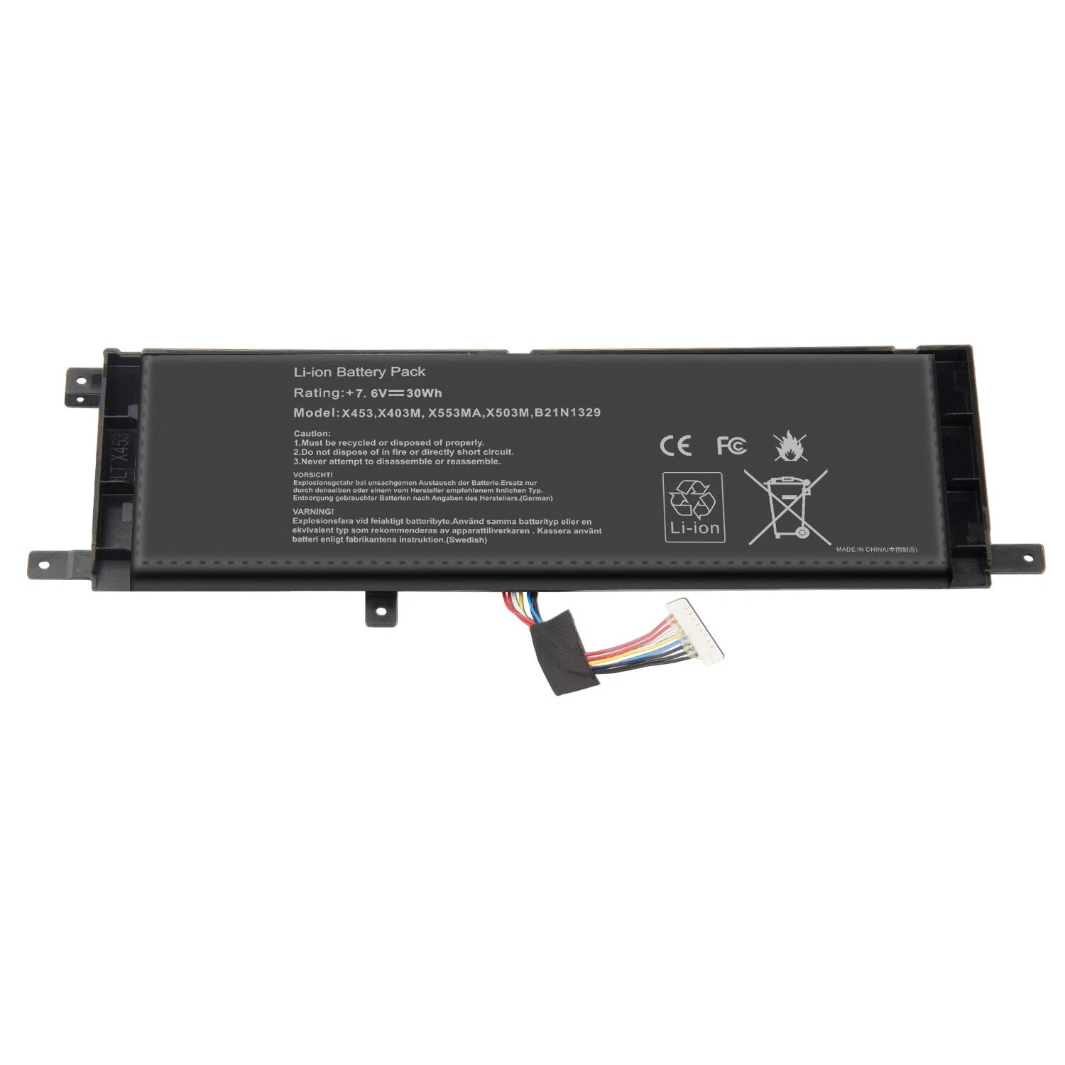 NEW Brand Battery B21N1329 7.6V 30Wh For Asus X553M X553MA X453 X453MA