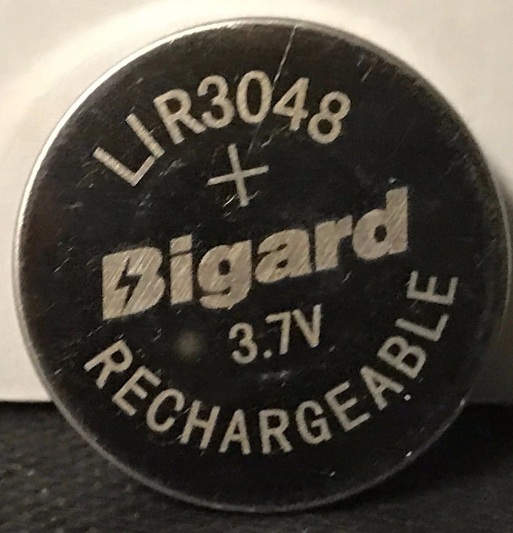 Brand New LIR3048 Rechargeable Battery 3.6V Nominal Voltage, Sized 30 x 4.8mm