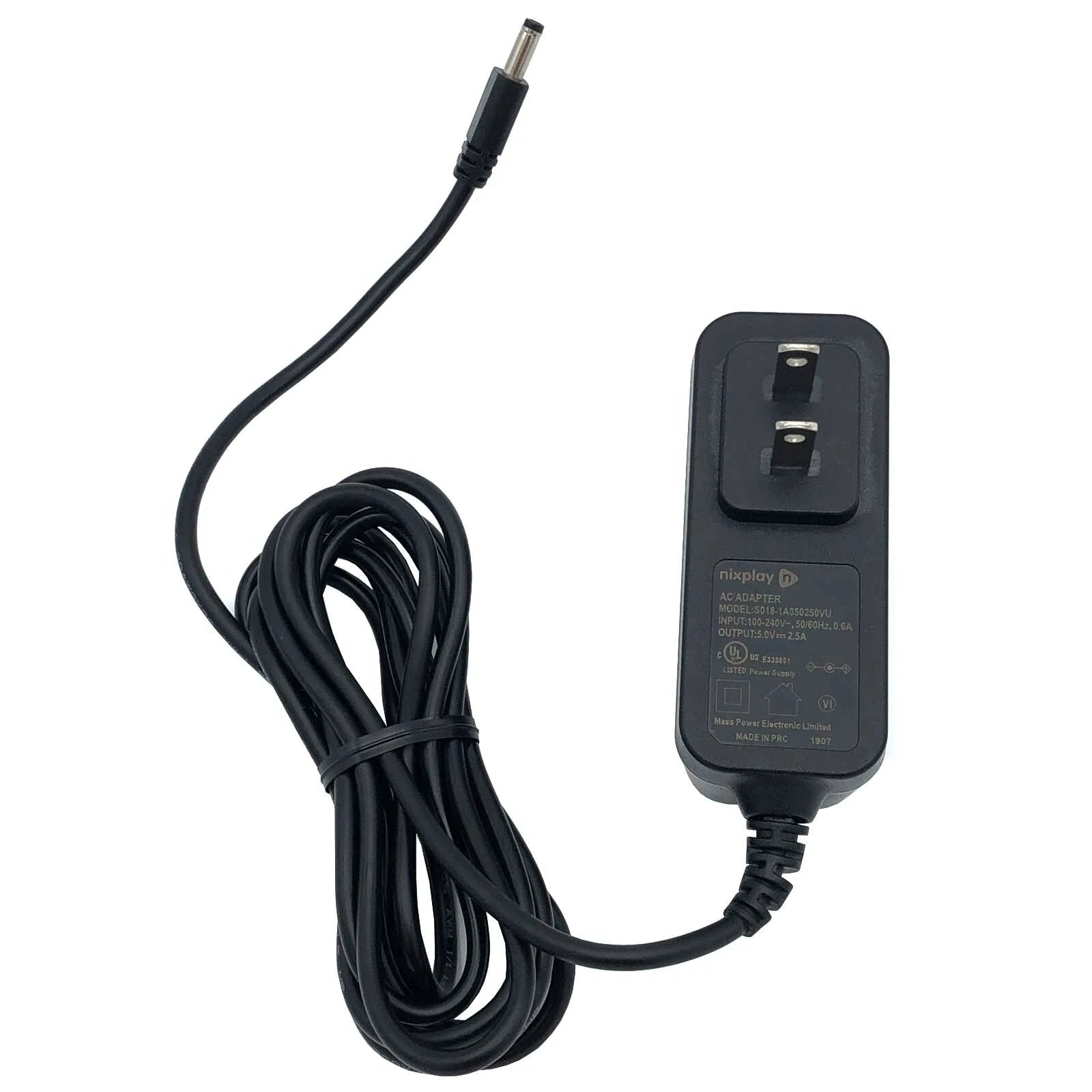NEW Original Nixplay S018-1A050250VU Wall Power Supply Adapter 5V 2.5A Charger