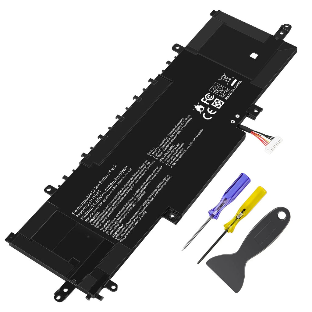 ??Replace C31N1841 Battery For Asus ZenBook13 UX334 UX334F 14 UX434 UM433 UM434