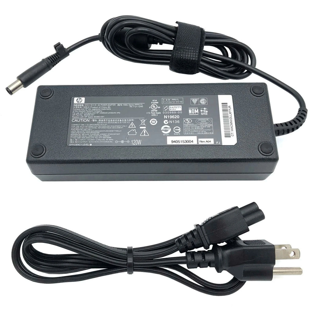 Open Box Genuine 120W HP Adapter for TouchSmart 9100 A2W13 All-in-One Desktop PC