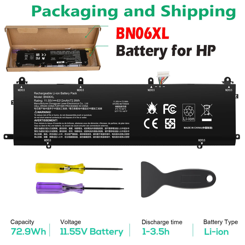 ?BN06XL BN06072XL Battery For HP Spectre X360 Convertible 15-EB Series Notebook