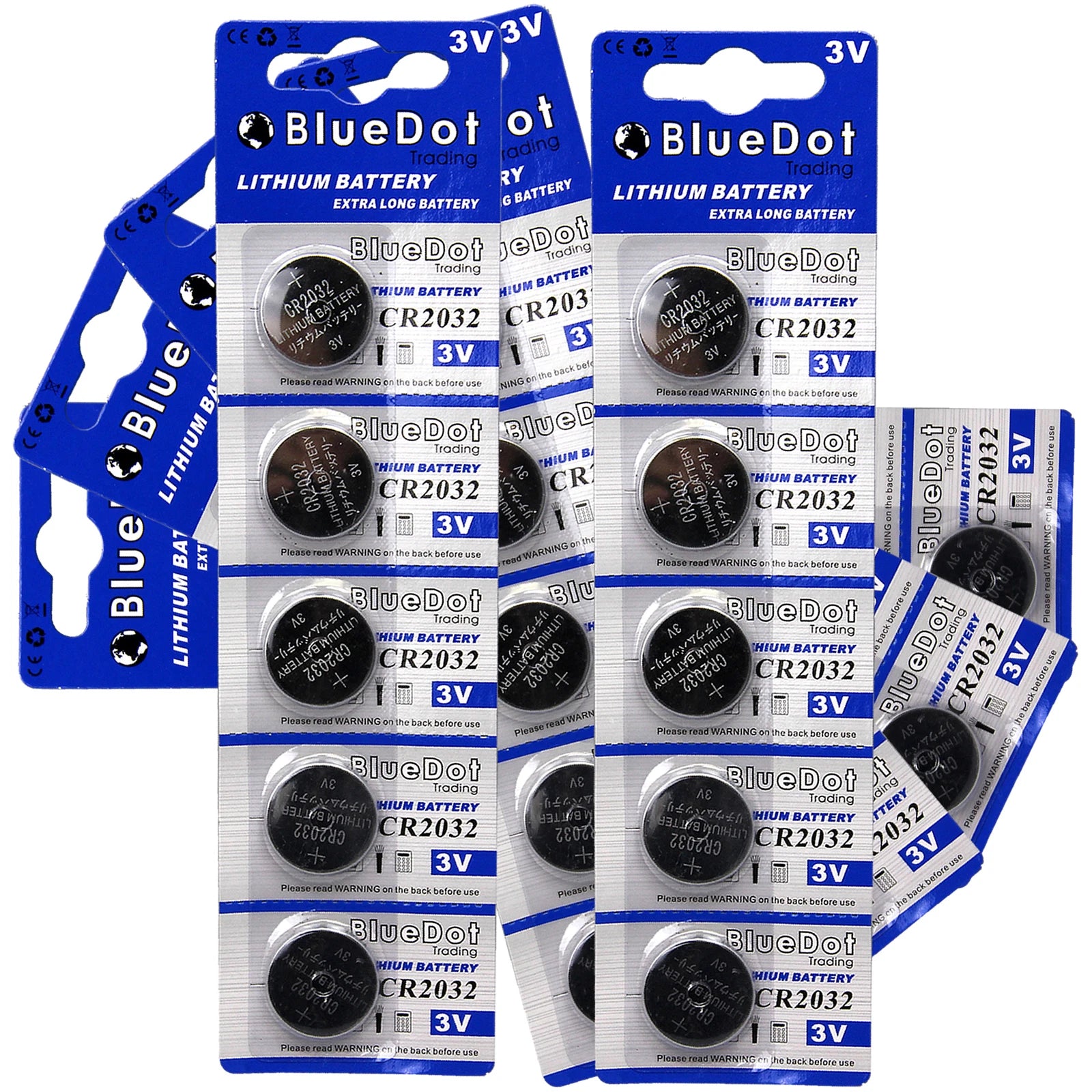 30 ECR2032 5004LC CR2032 DL2032 3 Volt Lithium Button Cell Battery USA US Ship
