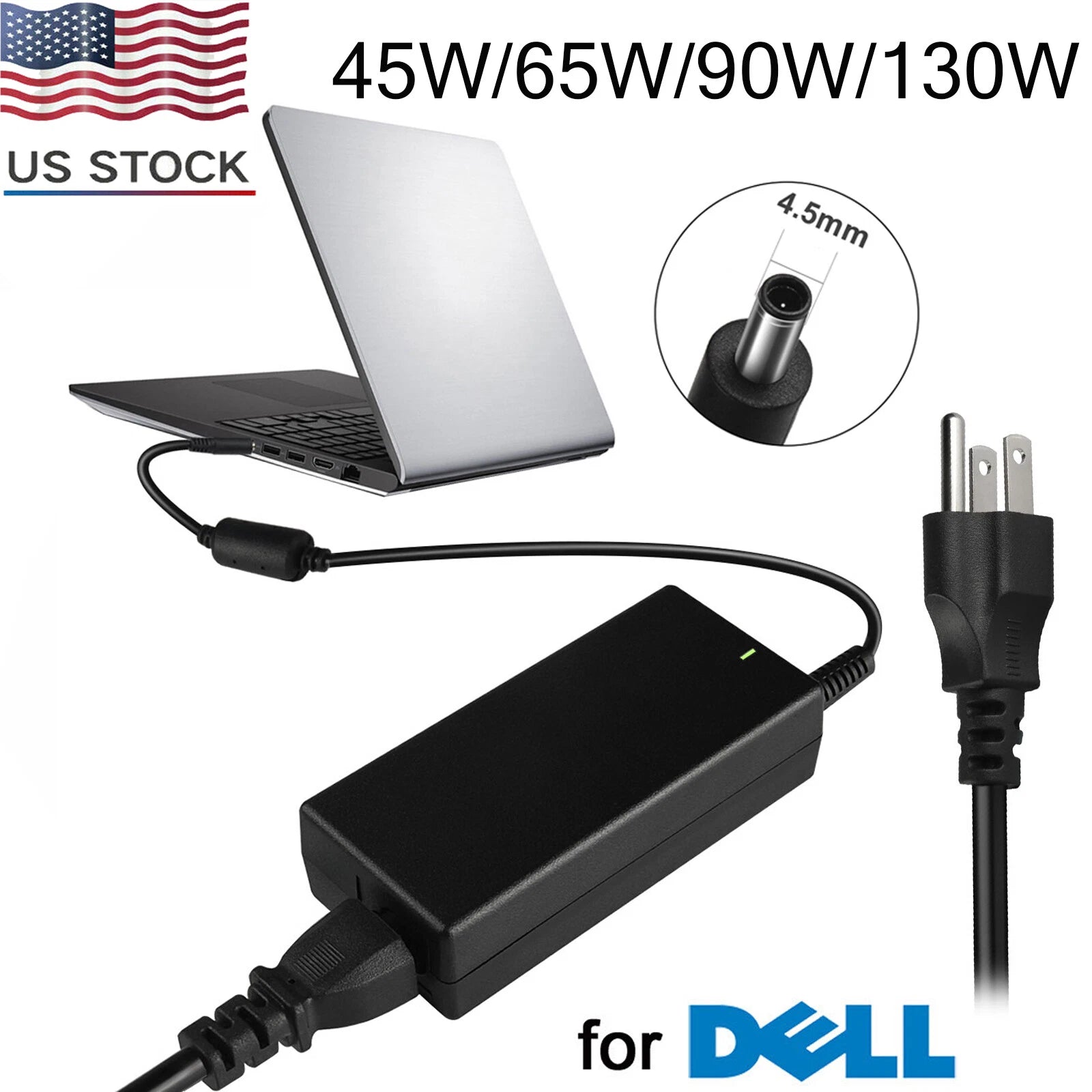130W 90W 65W 19.5V AC Adapter Charger For Dell Precision M3800 For Dell Inspiron