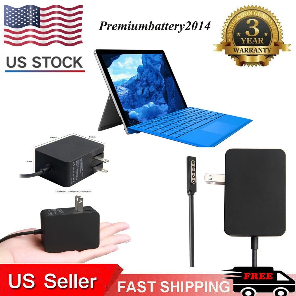 12V 2A 24W For Microsoft Surface RT 1516 Charger Model 1512 12V 2A AC Adapter US