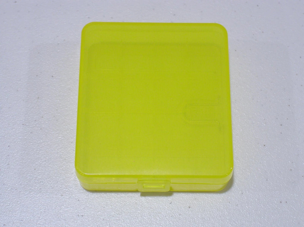 5 pc yellow Hard Plastic Case Holder Storage Box For 4 x 18650 Battery (4 bay)