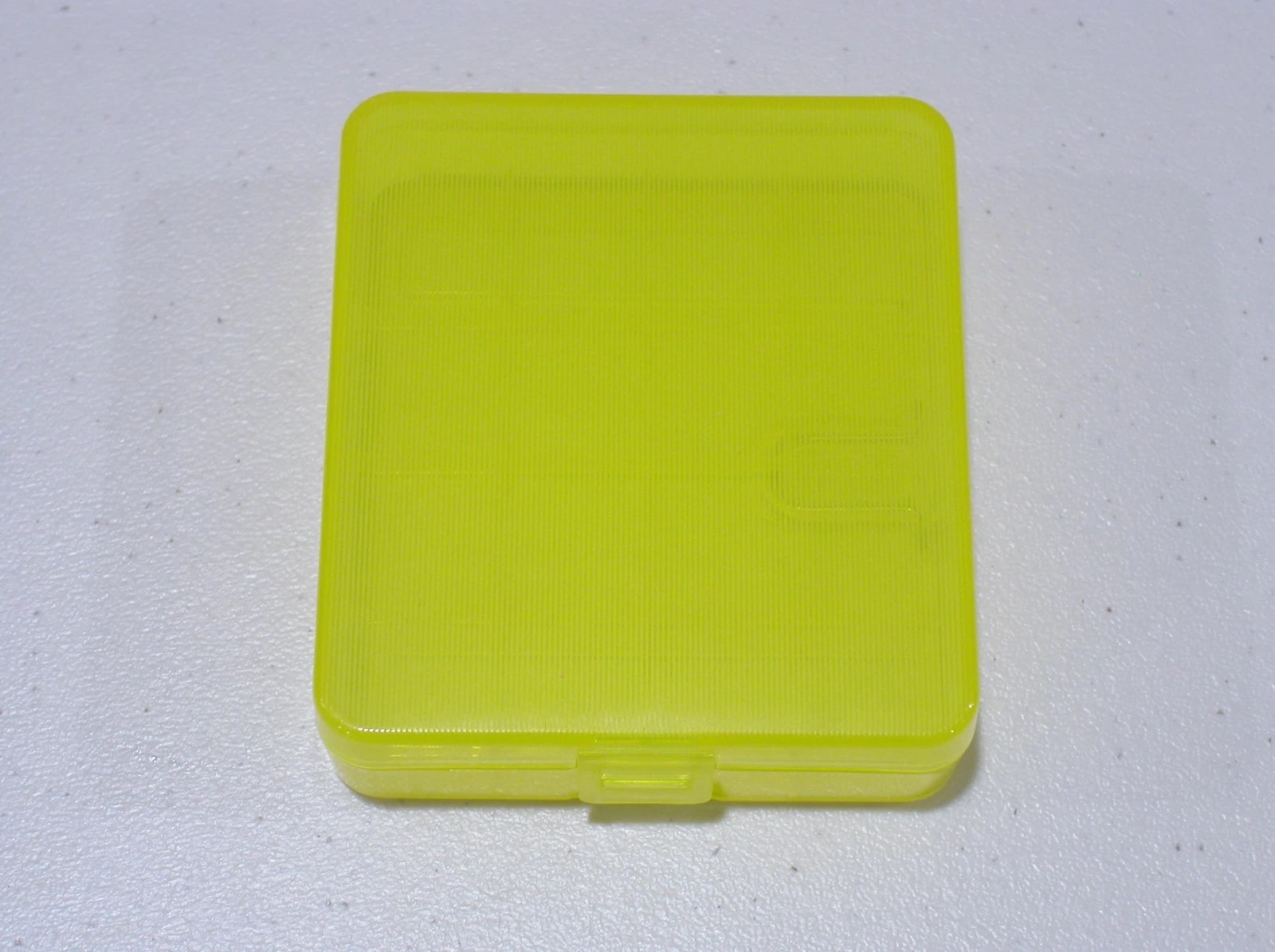 5 pc yellow Hard Plastic Case Holder Storage Box For 4 x 18650 Battery (4 bay)