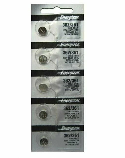 Energizer 362 361 Watch Battery SR721SW SR721SW 2 Pcs