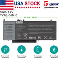 Battery for Dell Latitude E5250 E5450 E5550 Notebook 15.6" G5M10 51Wh 7.4V CP