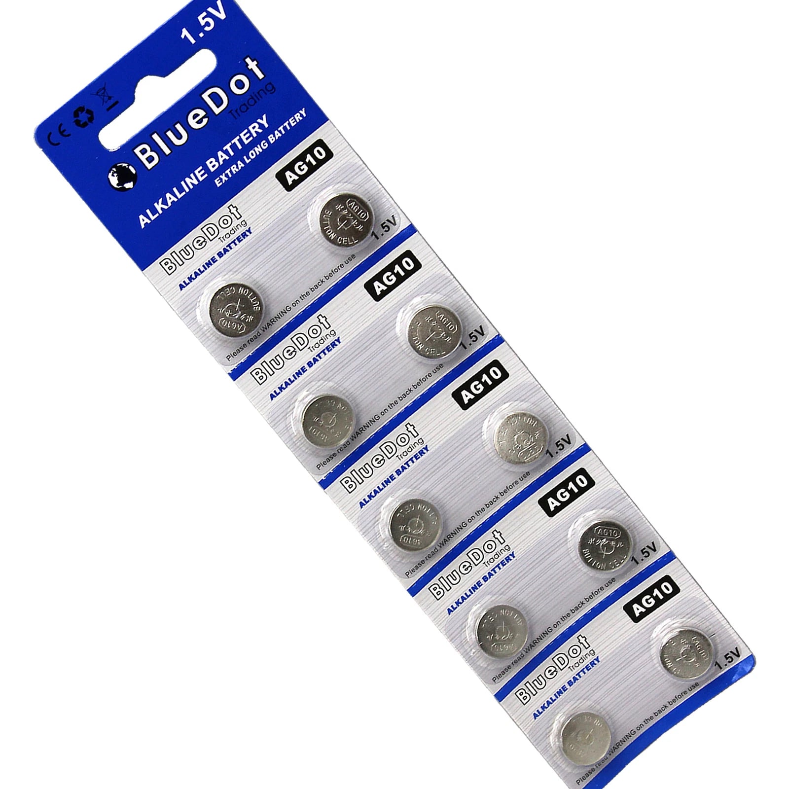QUANTITY 10 ~ Cell Coin Battery AG10 389A CX189 LR1130W Watch Calculator