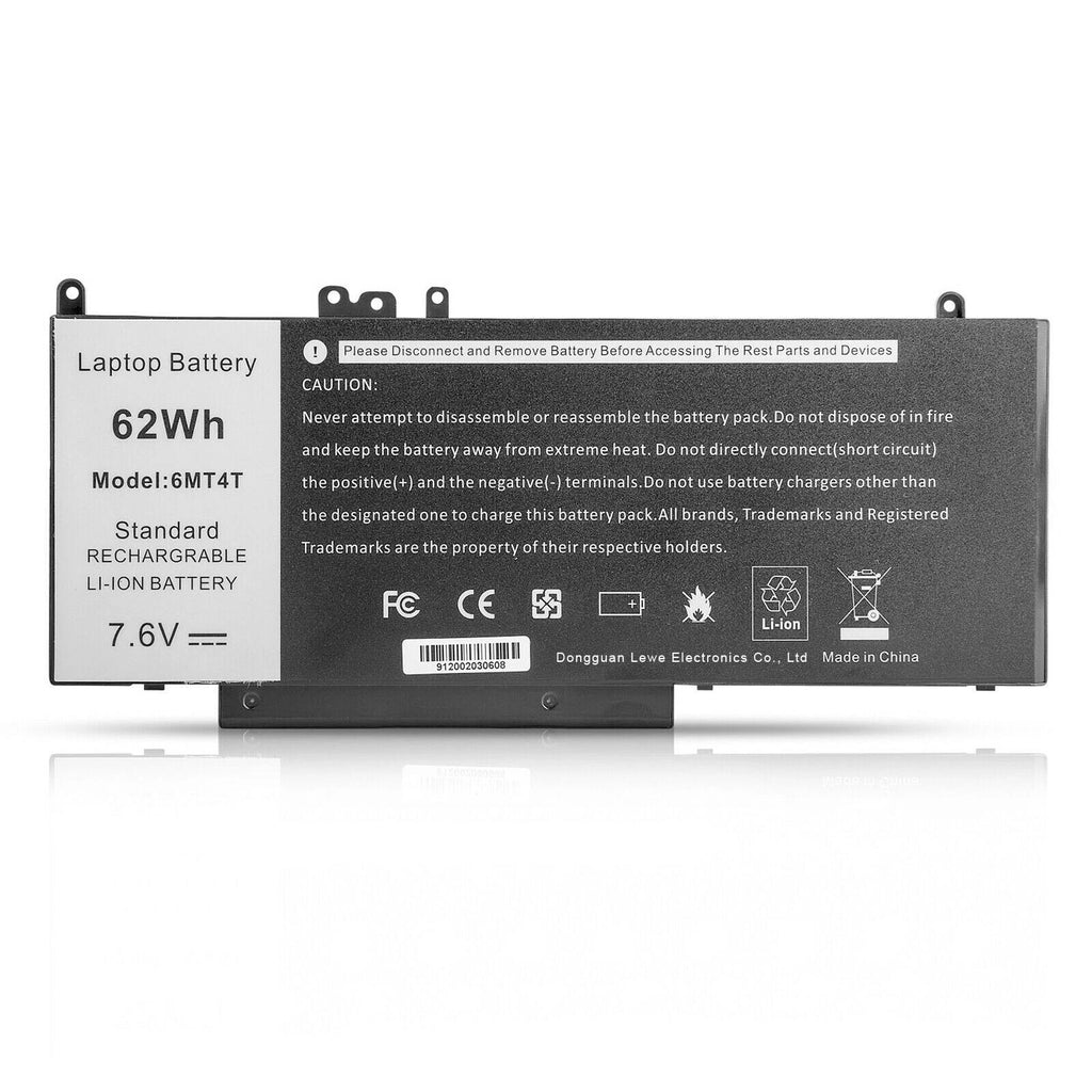 6MT4T Battery For Dell Latitude E5470 E5570 Precision 3510 79VRK K3JK9 7.6V 62Wh