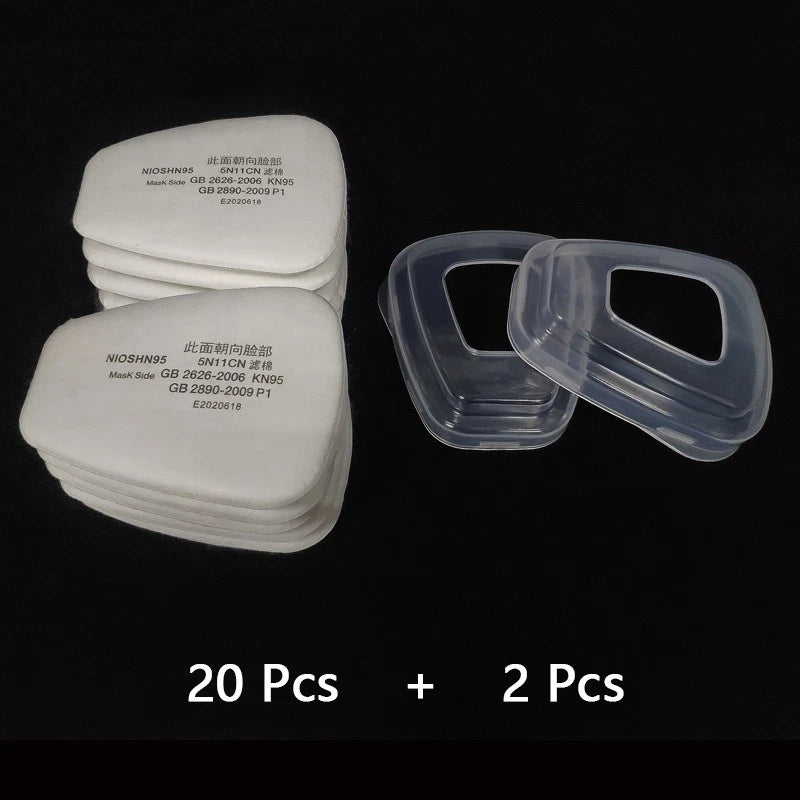 5N11 Cotton Filter /Cover Replacement For 6100 6200 6001 7502 Respirator Filters
