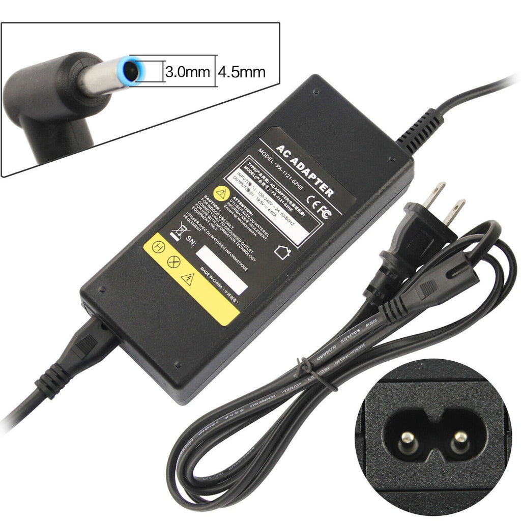 90W Laptop Charger 19.5V 4.62A Adapter Power Supply for HP 240 255-G7 G6 G5 G4