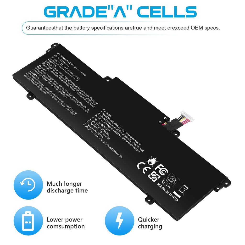 C31N1914 Battery For Asus ZenBook14 UX435EA UX435EG UM425QA B7402FEA 3ICP6/70/81