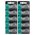315 MURATA SR716SW 1.55v LOW DRAIN BATTERY 10 Pack