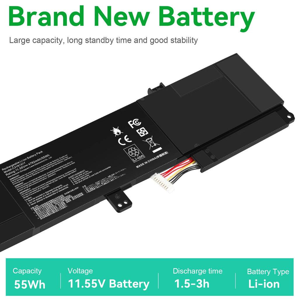 C31N1517 Laptop Battery For ASUS VivoBook Flip Q304 Q304U Q304UA Q304UAK Q304UJ
