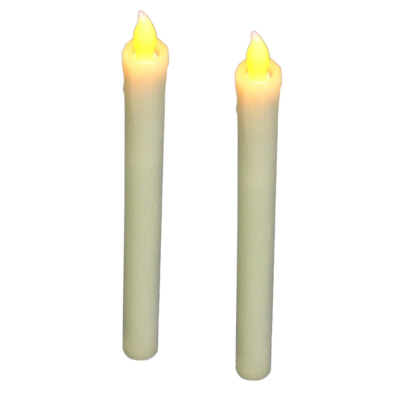 LED FLAMELESS CANDLE EMERGENCY STORM HURRICANE BATTERY POWERED IVORY CANDLES NEW