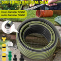 10M-50M PVC Garden Hose Pipe Reinforced Braided Outdoor Watering Hosepipe Reel