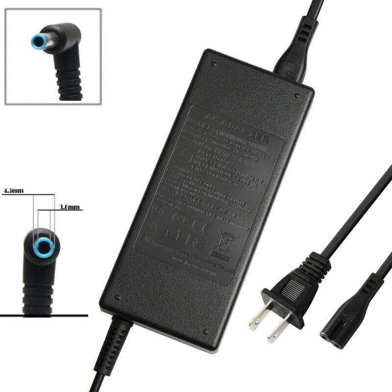 90W Power Adapter for HP Blue Tip Hp Laptop Charger Hp Envy Touchsmart Sleekbook