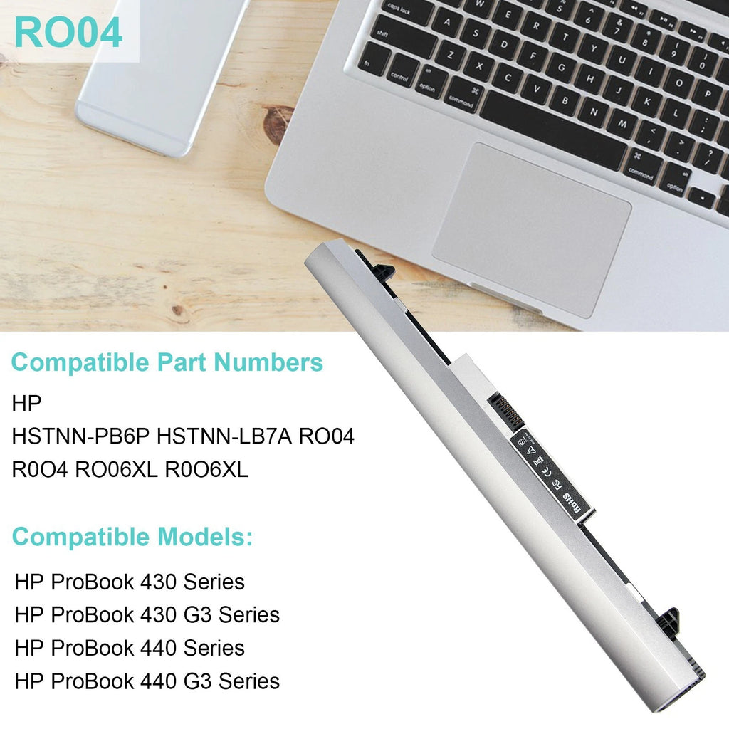 ?RO04 RO06 Battery For HP ProBook 430 440 G3 HSTNN-PB6P 805292-001 805045-851 US