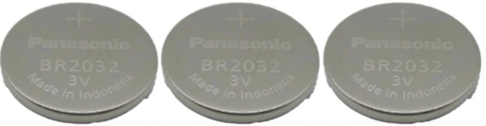 3 Panasonic BR2032 BR 2032 3V Bulk Button Cell Lithium Batteries