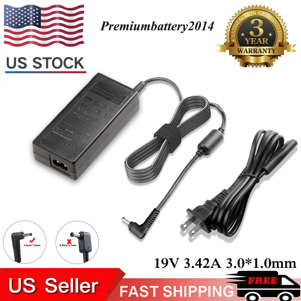 For Acer Chromebook C720 ,Iconia S5 S7 W700,65W AC Adapter Charger+POWER CORD