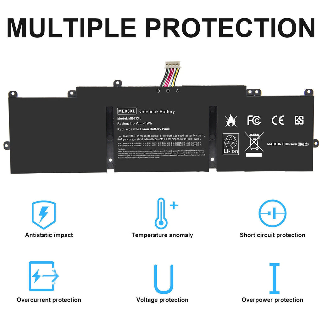ME03 ME03XL Battery For HP Stream 11 13 TPN-Q154 TPN-Q155 TPN-Q156 HSTNN-UB6M