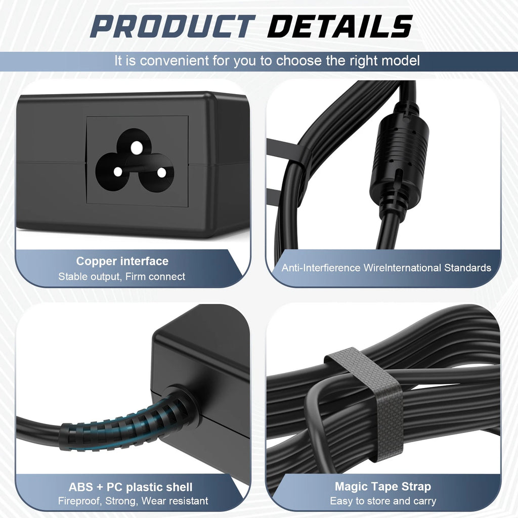 For Acer Aspire 19V 3.42A 65W Laptop AC Adapter Charger Power Cord 5.5*1.7mm NEW