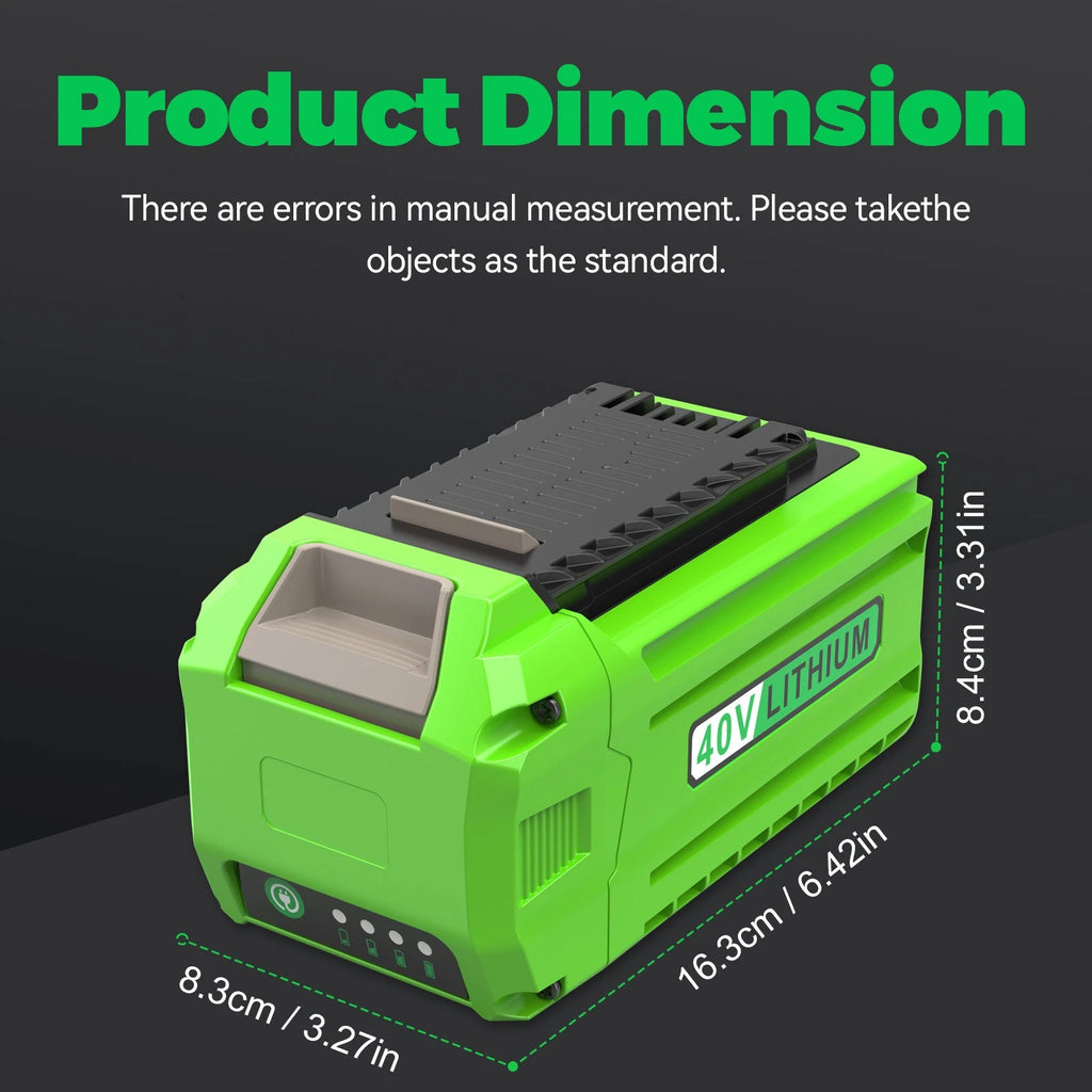 40V 7Ah For Greenworks 40 Volt G-MAX Lithium Battery 29472 29462 29252 20202