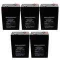NEW 5pc Exell 6V 4.5Ah SLA Battery WB645 For UB645, D5733, PS640F