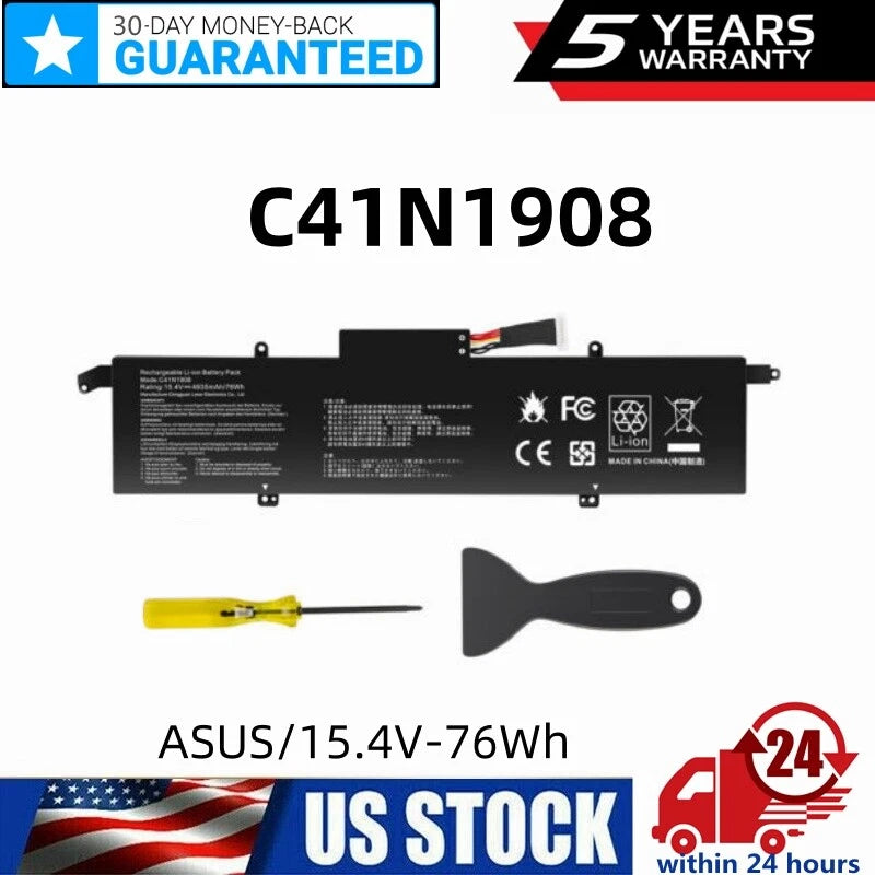 C41N1908 Battery For Asus ROG Zephyrus G14 GA401 GA401I GA401IH GA401QM Series