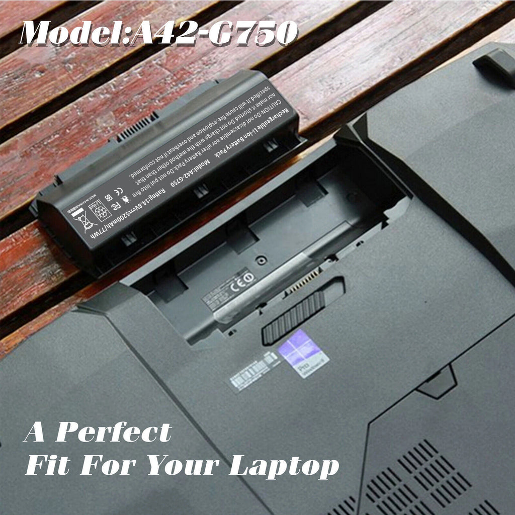 A42-G750 Battery for Asus G750 G750J G750JH G750JM G750JS G750JW G750JX 77Wh NEW
