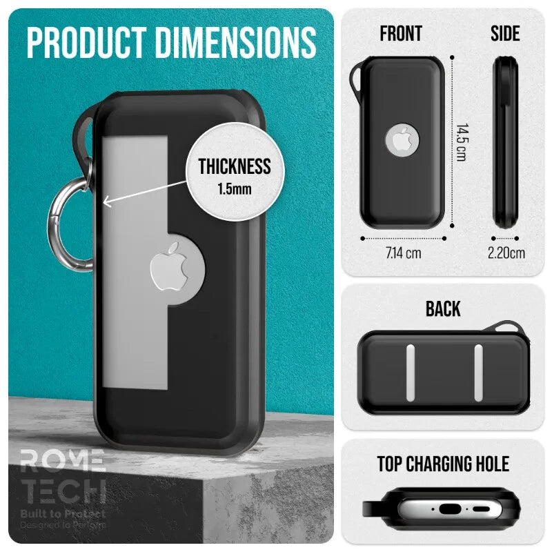 Battery Case Bank Silicone Storage Protection Case for Apple Vision Pro H8P G5C5