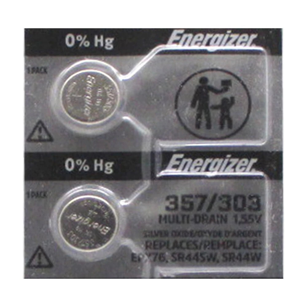 10 Energizer 357 303 EPX76 SR44SW AG13 LR44 D357H 228 J 280-62 SB-B9 Battery