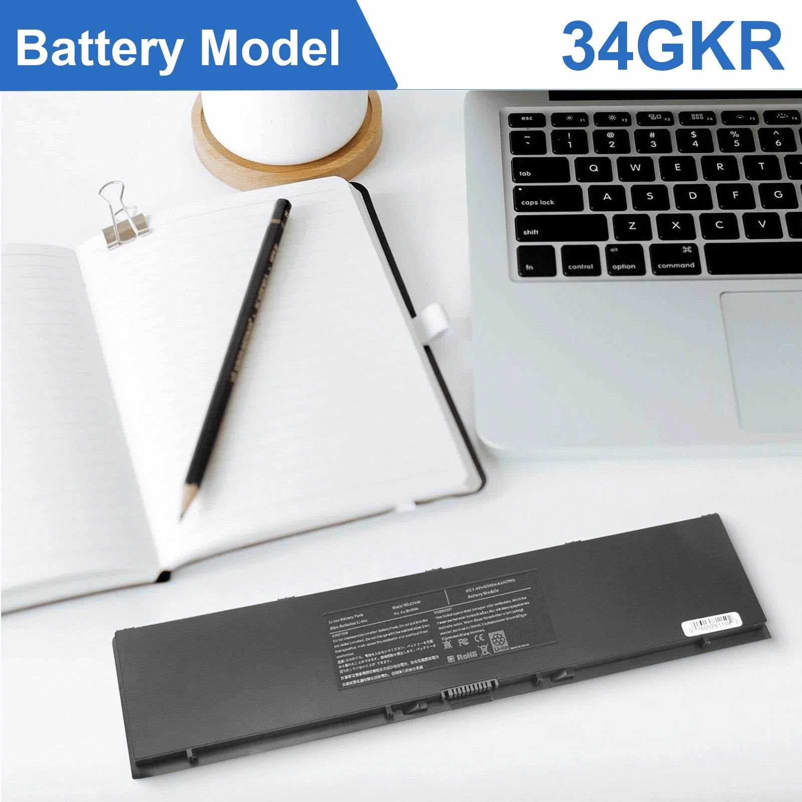 47WH For Dell Latitude 14 7000 E7440 E7450 E7420 Battery Type V8XN3 PFXCR