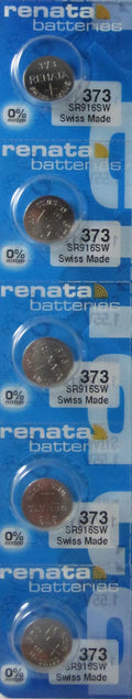 5 Renata Swiss Made SR916SW Watch Batteries