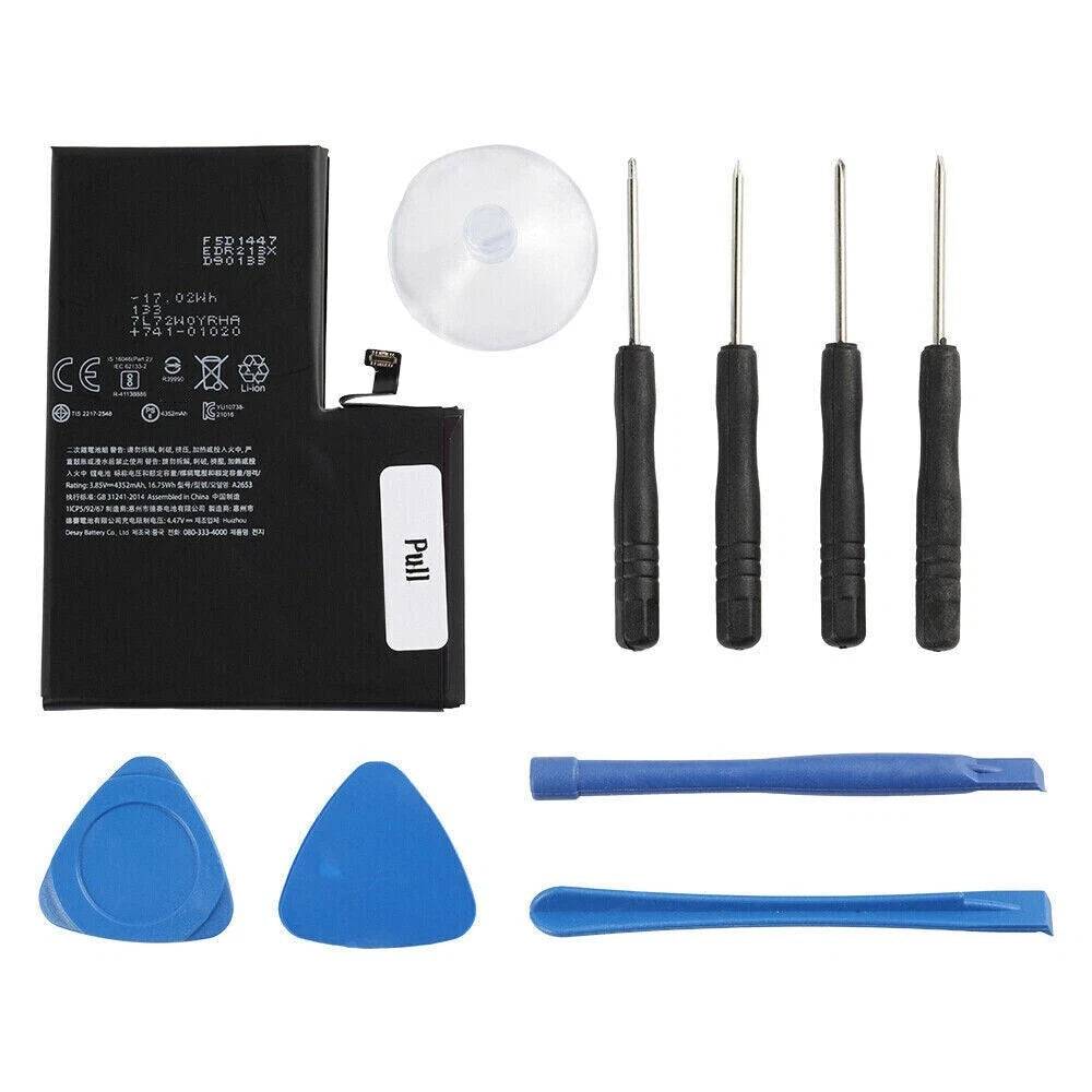 New Replacement Internal Battery For iPhone 11 12 13 Mini Pro Max +Tool Adhesive