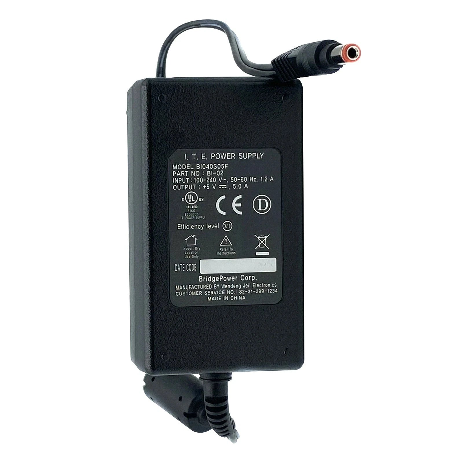 NEW Original I.T.E AC Power Adapter 25W BI040S05F Charger BI-02 5V 5A