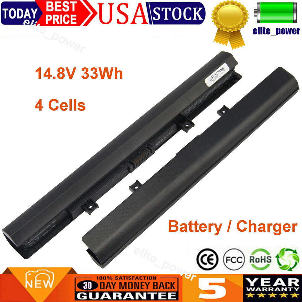Battery/Cable For Toshiba Satellite C50 C55 C55D L55 PA5185U-1BRS PA5186U-1BRS