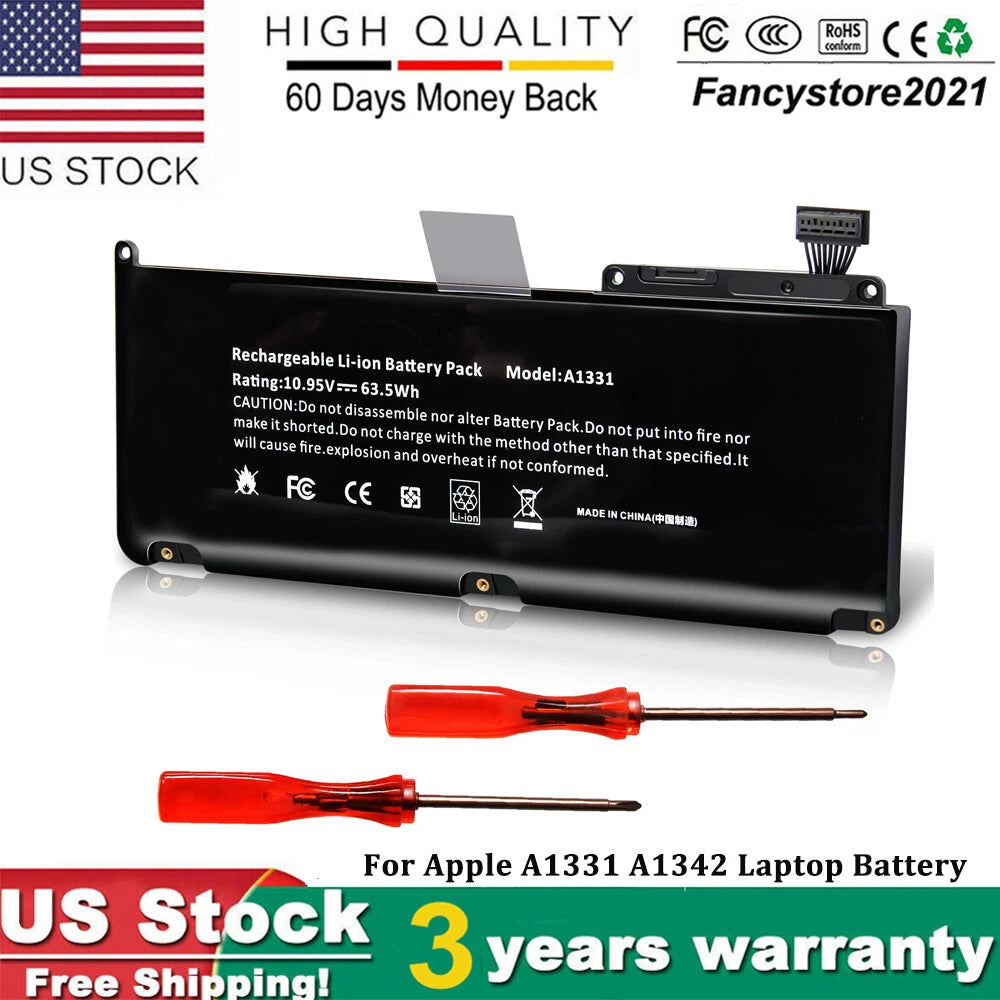 Fancy A1331 Battery For Apple MacBook Pro 13" 15" 17" A1342 (Late 2009 Mid 2010)
