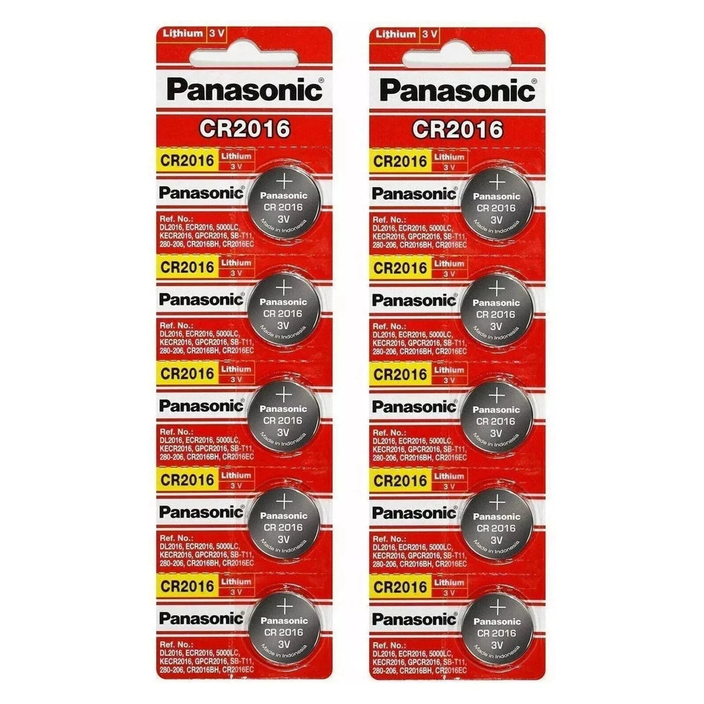 LOT 2-5-10NEW Panasonic 3V LITHIUM BATTERY CR2016 2016 BR2016 DL2016 Button Cell